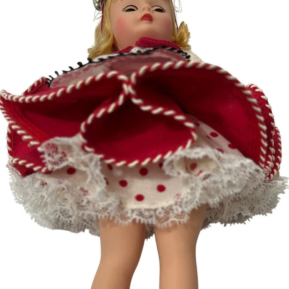 Madame Alexander Coca Cola Carhop 10” Doll 17400  Blonde Hair Blue Eyes With Box